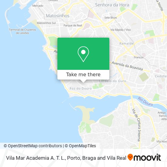 Vila Mar Academia A. T. L. map