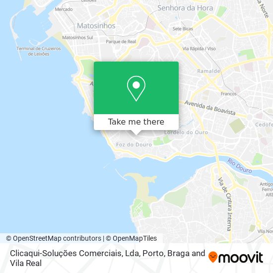 Clicaqui-Soluções Comerciais, Lda map