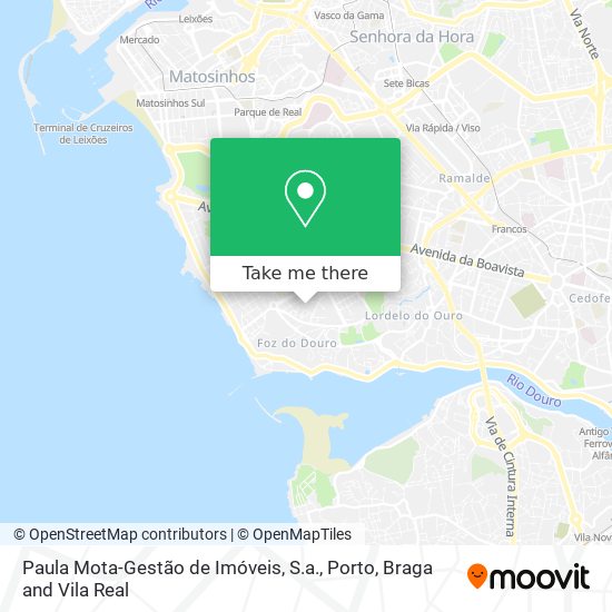 Paula Mota-Gestão de Imóveis, S.a. map