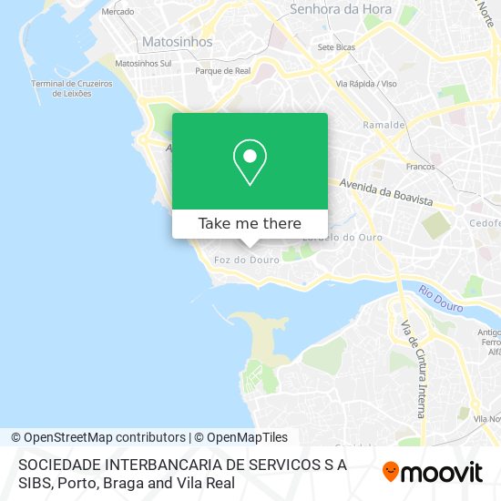 SOCIEDADE INTERBANCARIA DE SERVICOS S A SIBS mapa