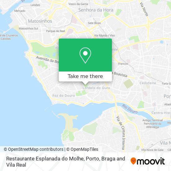Restaurante Esplanada do Molhe mapa