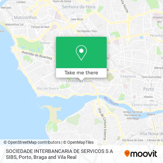 SOCIEDADE INTERBANCARIA DE SERVICOS S A SIBS map