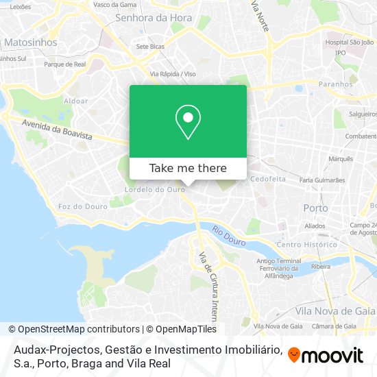 Audax-Projectos, Gestão e Investimento Imobiliário, S.a. map