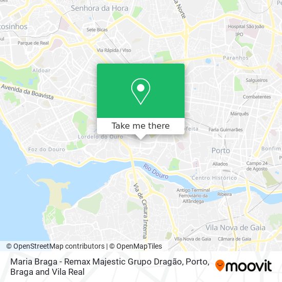 Maria Braga - Remax Majestic Grupo Dragão mapa
