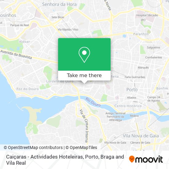 Caiçaras - Actividades Hoteleiras map