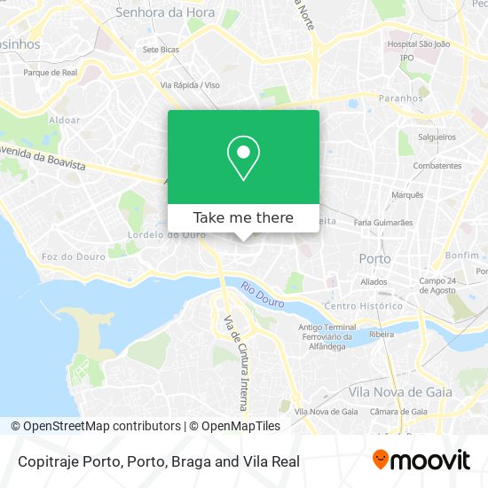 Copitraje Porto map