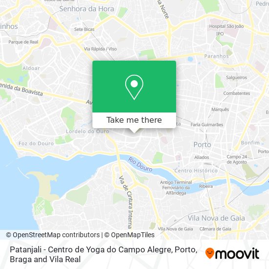 Patanjali - Centro de Yoga do Campo Alegre map