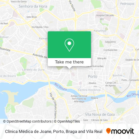 Clínica Médica de Joane map