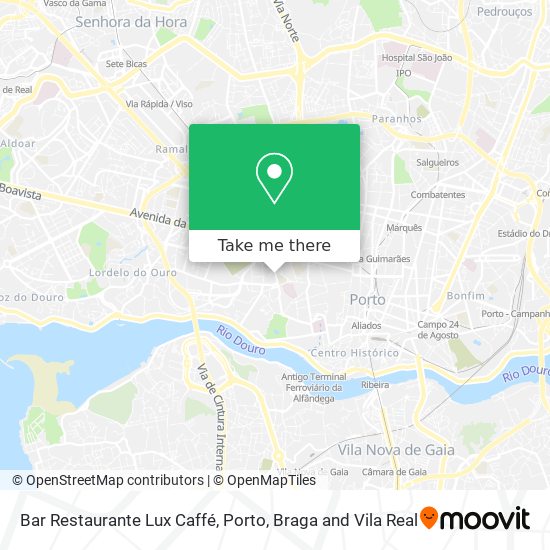 Bar Restaurante Lux Caffé map