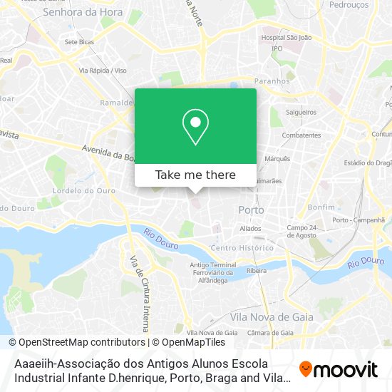 Aaaeiih-Associação dos Antigos Alunos Escola Industrial Infante D.henrique map