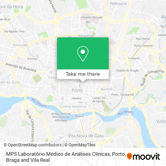 MPS Laboratório Médico de Análises Clínicas map