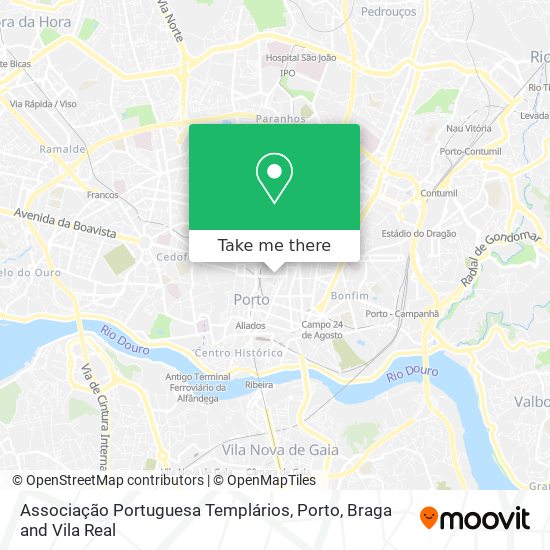 Associação Portuguesa Templários mapa