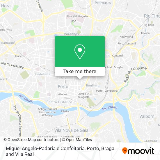 Miguel Angelo-Padaria e Confeitaria mapa