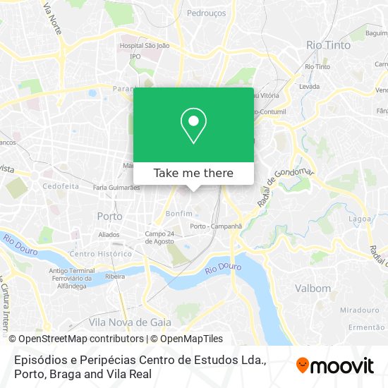 Episódios e Peripécias Centro de Estudos Lda. map