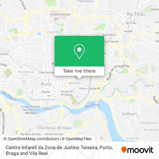 Centro Infantil da Zona de Justino Teixeira map