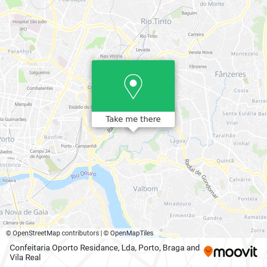 Confeitaria Oporto Residance, Lda mapa