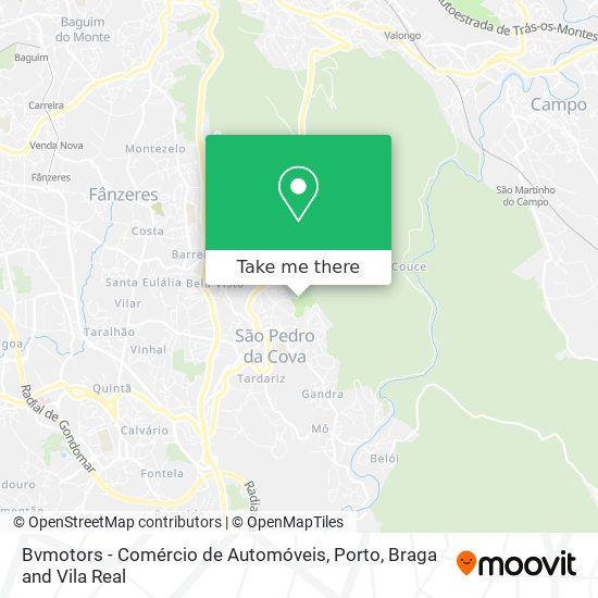 Bvmotors - Comércio de Automóveis map