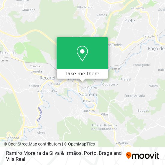 Ramiro Moreira da Silva & Irmãos map