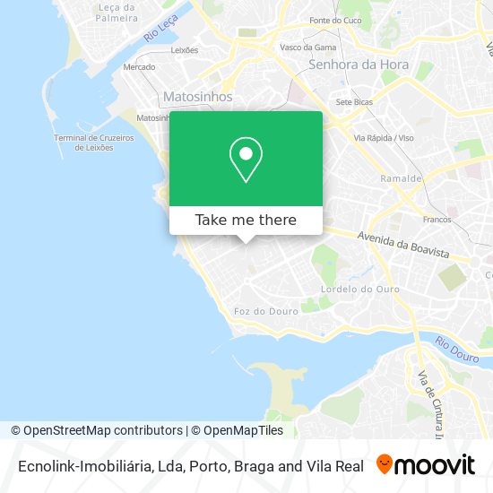 Ecnolink-Imobiliária, Lda mapa