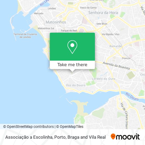 Associação a Escolinha map