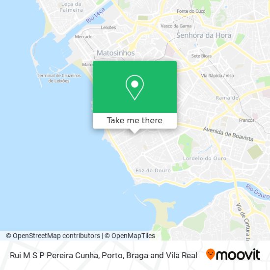 Rui M S P Pereira Cunha map