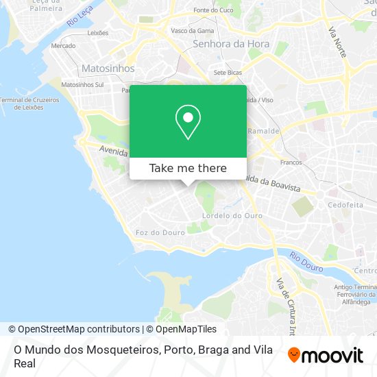 O Mundo dos Mosqueteiros map