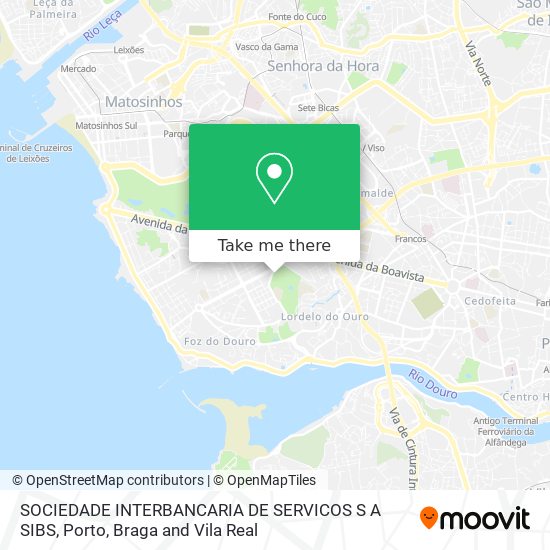 SOCIEDADE INTERBANCARIA DE SERVICOS S A SIBS mapa