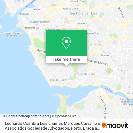 Leonardo Coimbra Luis Lhamas Marques Carvalho e Associados-Sociedade Advogados map