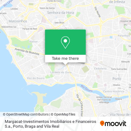 Margacat-Investimentos Imobiliários e Financeiros S.a. map