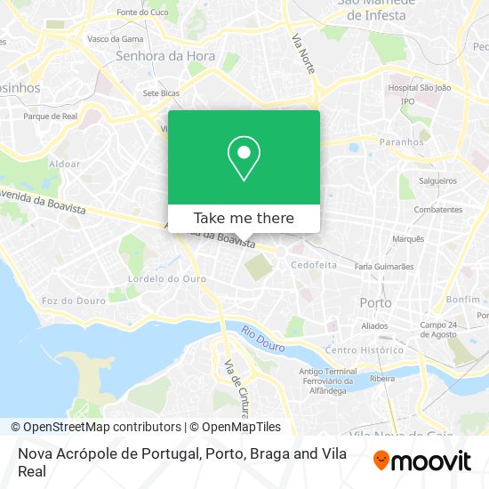 Nova Acrópole de Portugal map