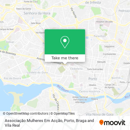 Associação Mulheres Em Acção mapa