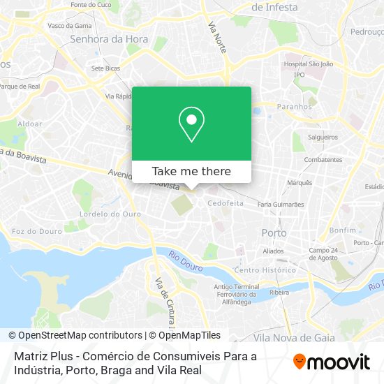 Matriz Plus - Comércio de Consumiveis Para a Indústria map