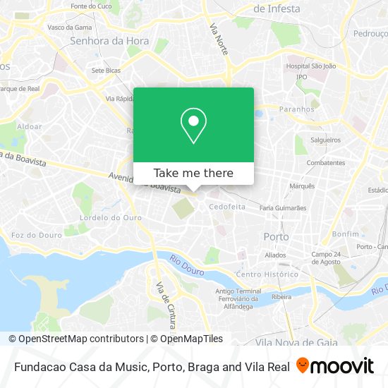 Fundacao Casa da Music map