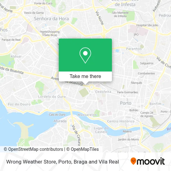 Wrong Weather Store map