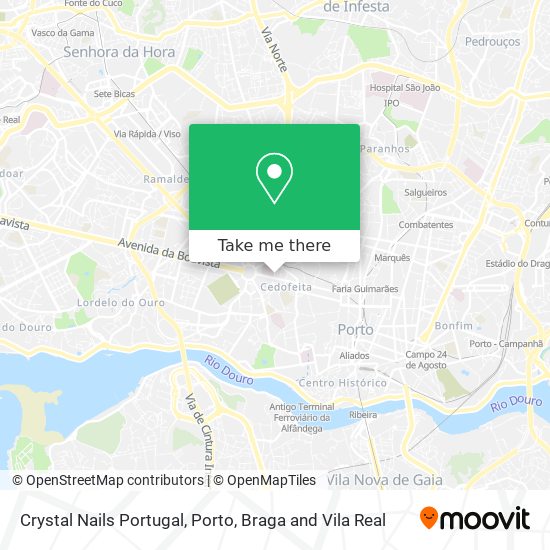 Crystal Nails Portugal mapa