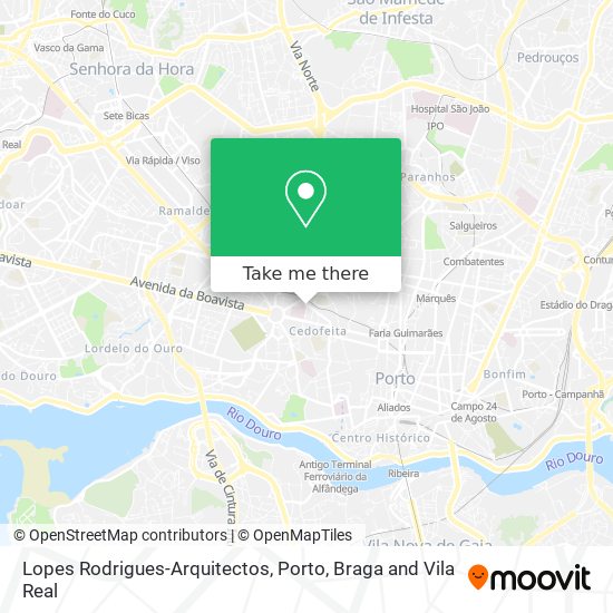 Lopes Rodrigues-Arquitectos map