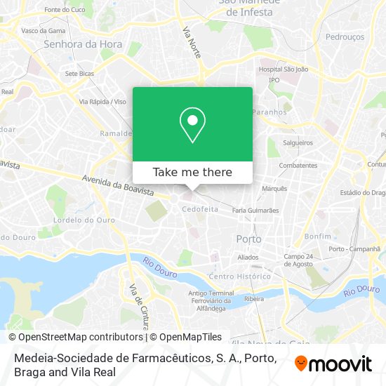 Medeia-Sociedade de Farmacêuticos, S. A. map