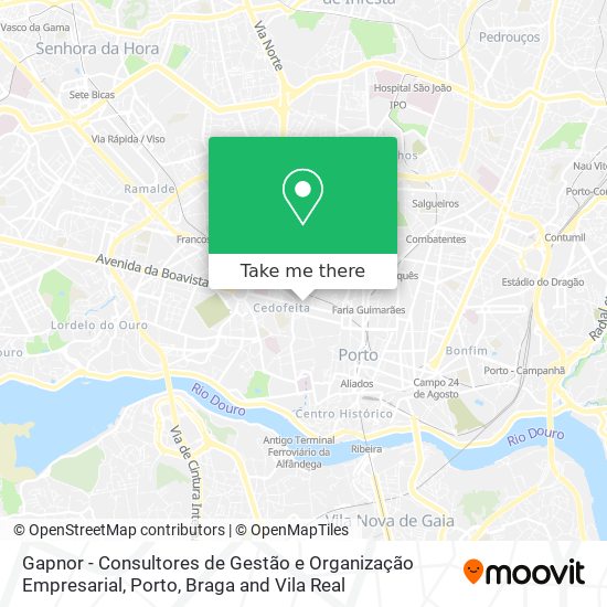 Gapnor - Consultores de Gestão e Organização Empresarial mapa