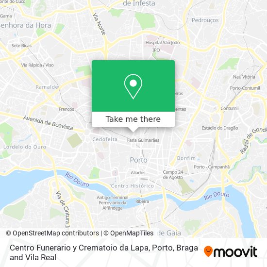 Centro Funerario y Crematoio da Lapa map