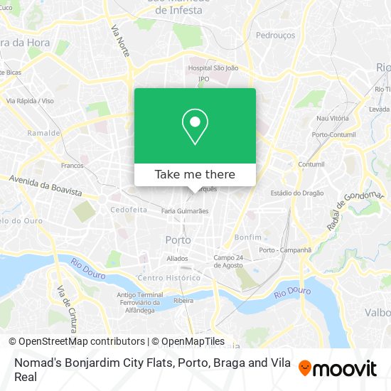 Nomad's Bonjardim City Flats mapa