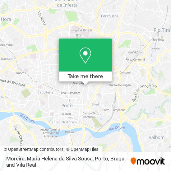 Moreira, Maria Helena da Silva Sousa mapa