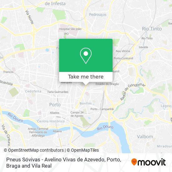Pneus Sóvivas - Avelino Vivas de Azevedo map