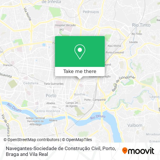 Navegantes-Sociedade de Construção Civil map