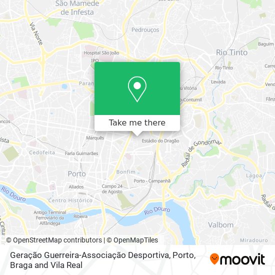 Geração Guerreira-Associação Desportiva mapa