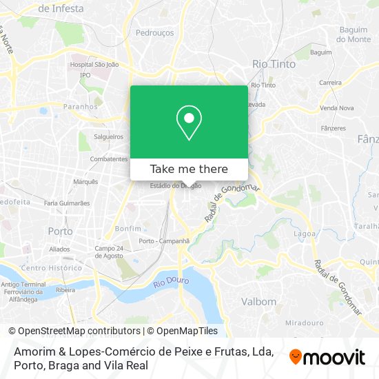 Amorim & Lopes-Comércio de Peixe e Frutas, Lda map