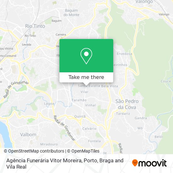 Agência Funerária Vítor Moreira map