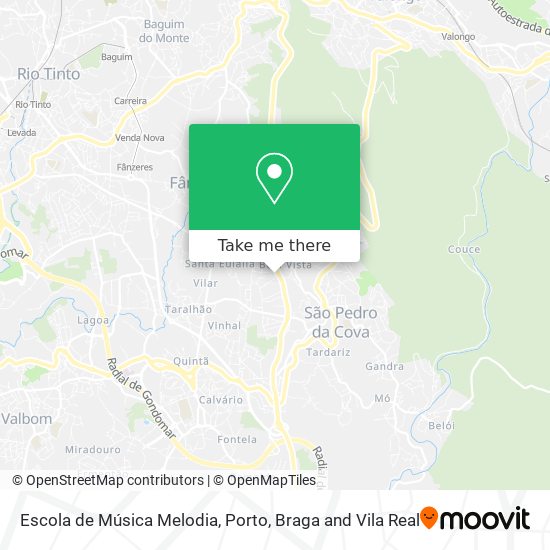 Escola de Música Melodia map