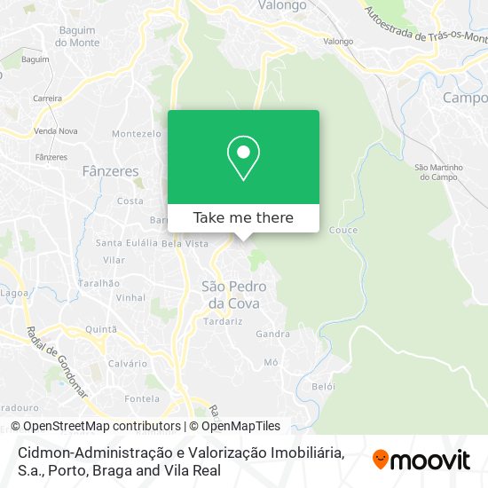 Cidmon-Administração e Valorização Imobiliária, S.a. map