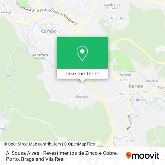 A. Sousa Alves - Revestimentos de Zinco e Cobre map