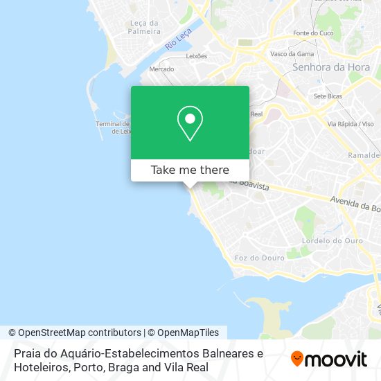 Praia do Aquário-Estabelecimentos Balneares e Hoteleiros map